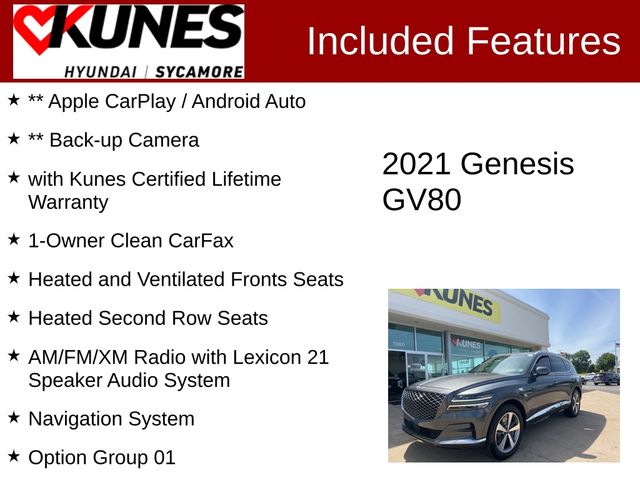 2021 Genesis GV80 Advanced Plus