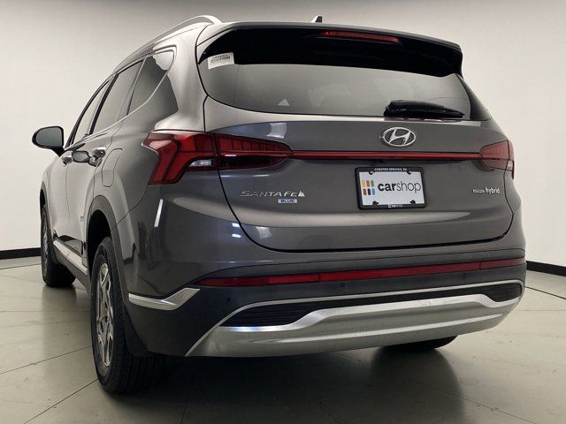 2021 Hyundai Santa Fe Hybrid Blue