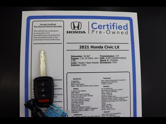 2021 Honda Civic LX