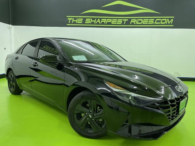 2021 Hyundai Elantra Hybrid Blue