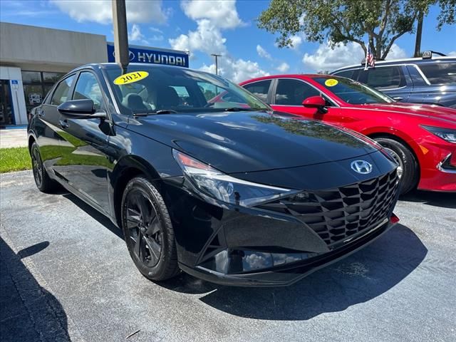 2021 Hyundai Elantra Hybrid Blue