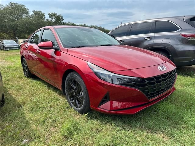 2021 Hyundai Elantra Hybrid Blue