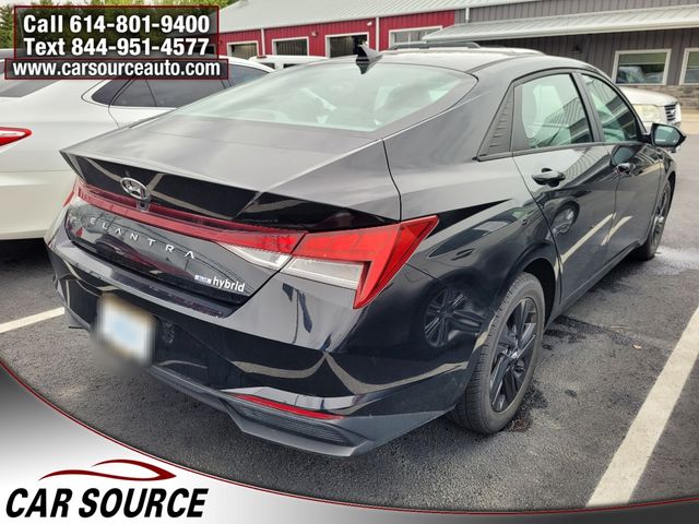 2021 Hyundai Elantra Hybrid Blue