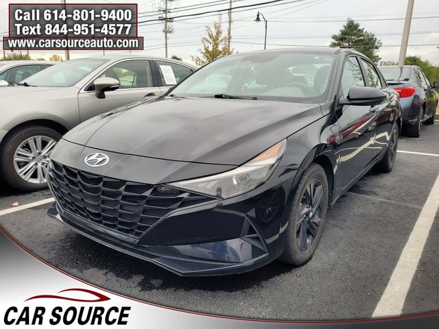 2021 Hyundai Elantra Hybrid Blue