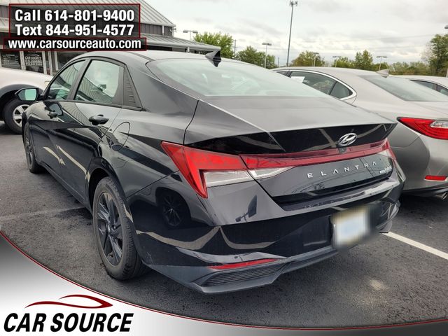 2021 Hyundai Elantra Hybrid Blue