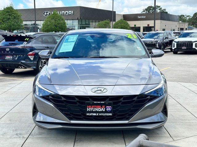 2021 Hyundai Elantra Hybrid Blue