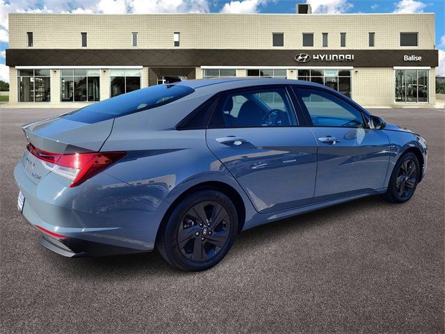 2021 Hyundai Elantra Hybrid Blue