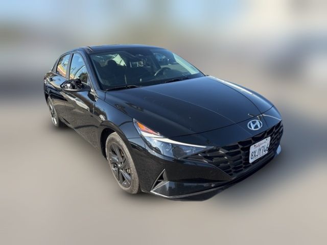 2021 Hyundai Elantra Hybrid Blue