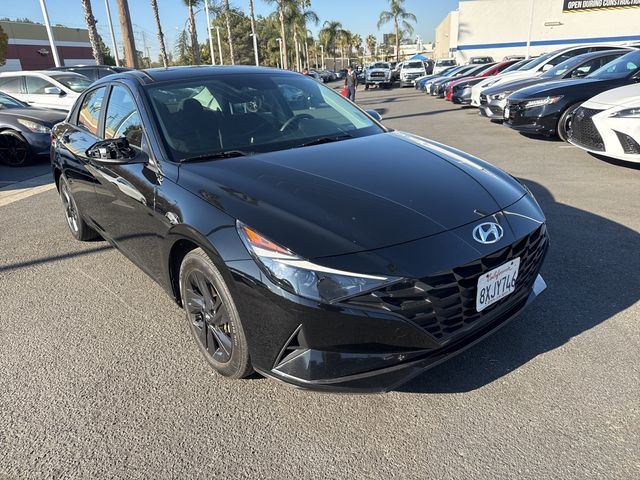 2021 Hyundai Elantra Hybrid Blue