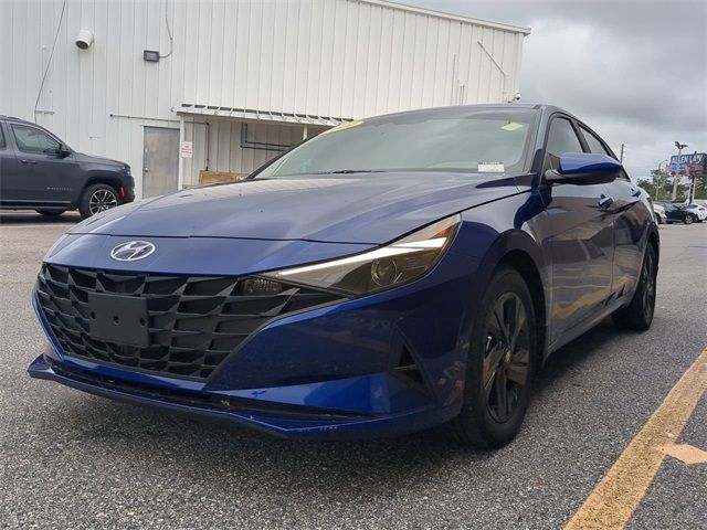 2021 Hyundai Elantra Hybrid Blue