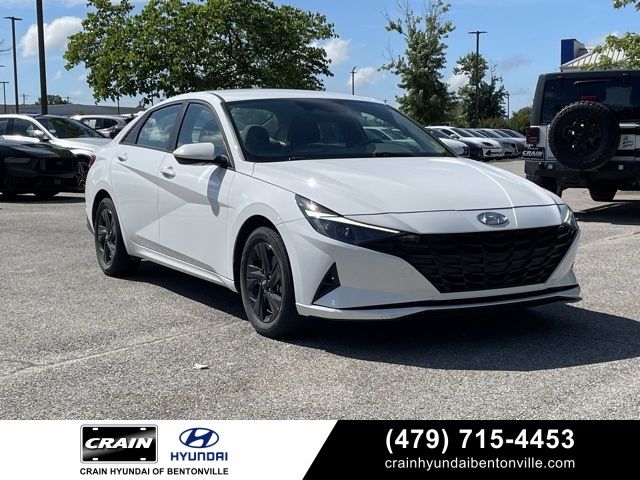 2021 Hyundai Elantra Hybrid Blue