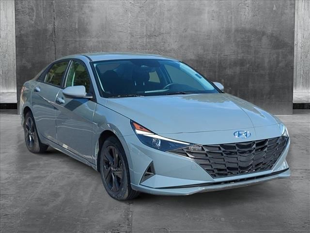 2021 Hyundai Elantra Hybrid Blue