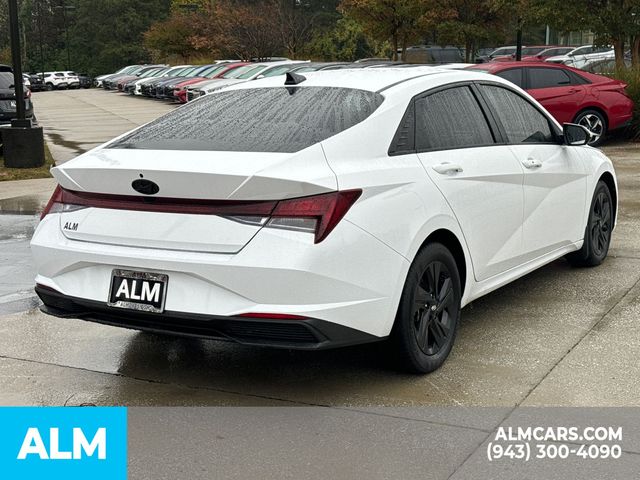 2021 Hyundai Elantra Hybrid Blue