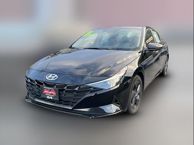 2021 Hyundai Elantra Hybrid Blue