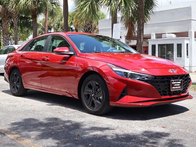 2021 Hyundai Elantra Hybrid Blue