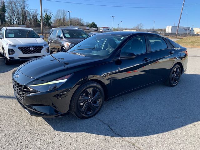 2021 Hyundai Elantra Hybrid Blue