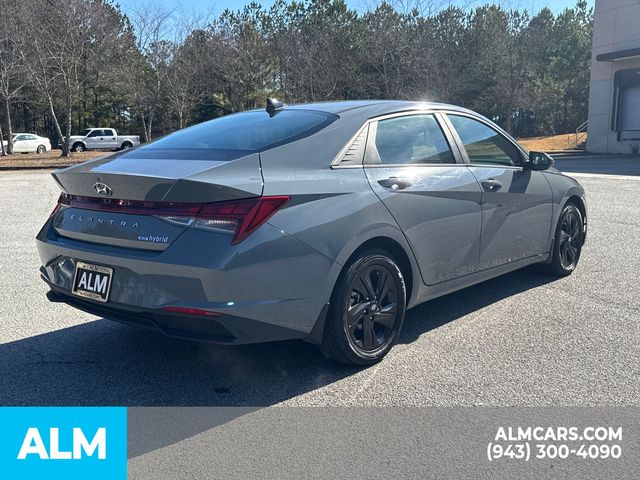 2021 Hyundai Elantra Hybrid Blue