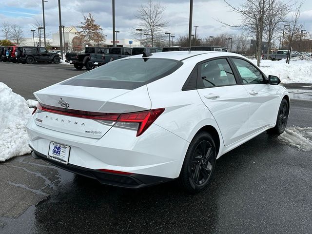 2021 Hyundai Elantra Hybrid Blue