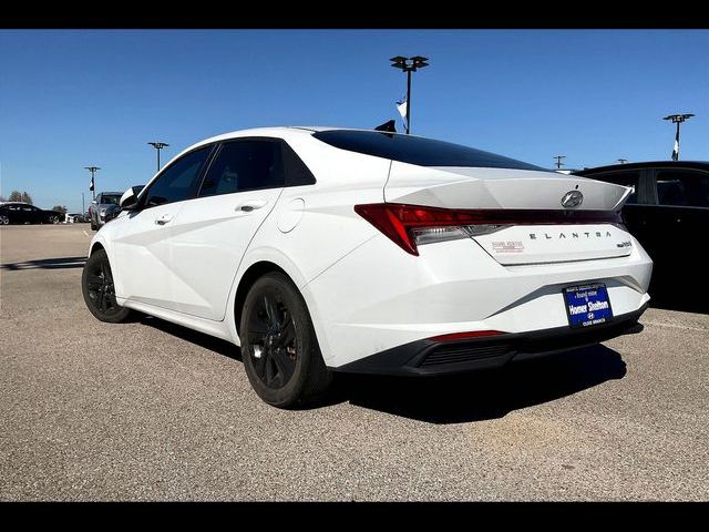 2021 Hyundai Elantra Hybrid Blue