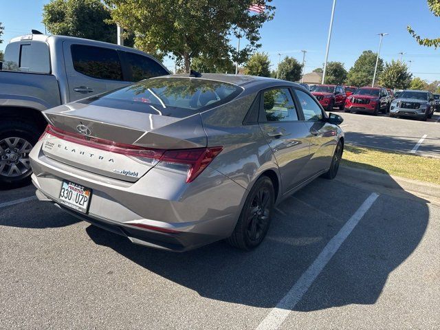 2021 Hyundai Elantra Hybrid Blue