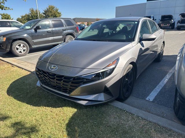 2021 Hyundai Elantra Hybrid Blue