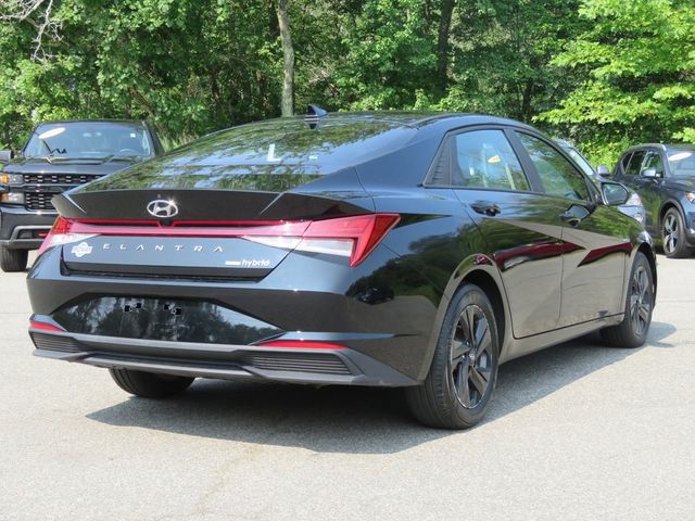 2021 Hyundai Elantra Hybrid Blue