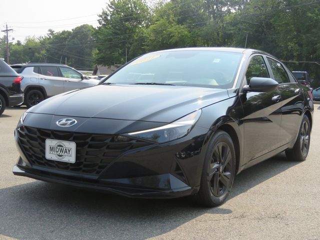 2021 Hyundai Elantra Hybrid Blue