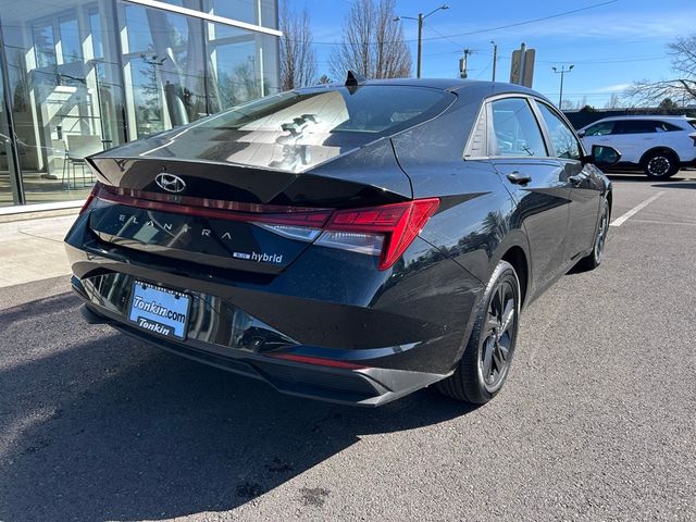 2021 Hyundai Elantra Hybrid Blue