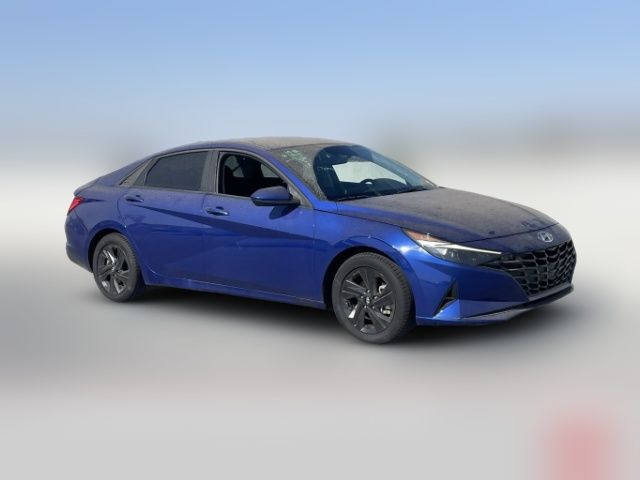 2021 Hyundai Elantra Hybrid Blue