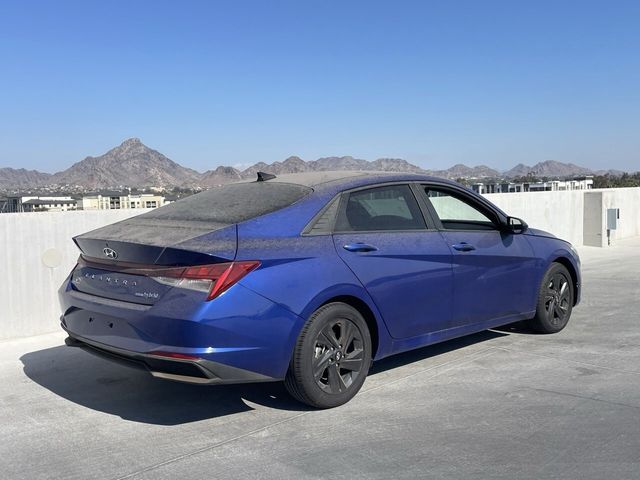 2021 Hyundai Elantra Hybrid Blue