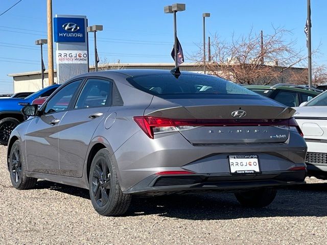 2021 Hyundai Elantra Hybrid Blue