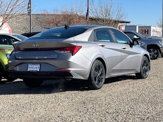 2021 Hyundai Elantra Hybrid Blue