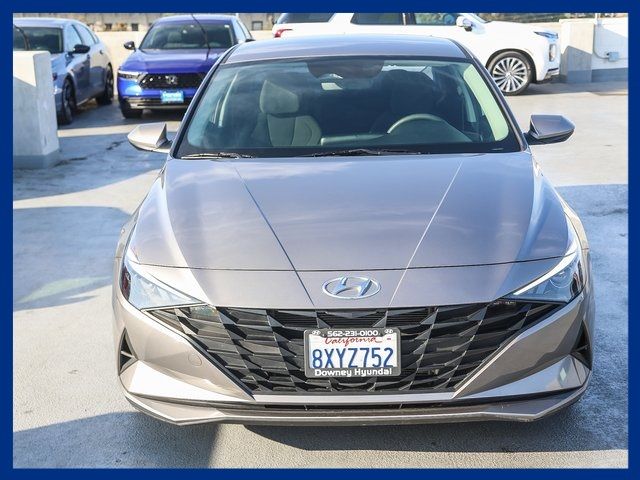 2021 Hyundai Elantra Hybrid Blue