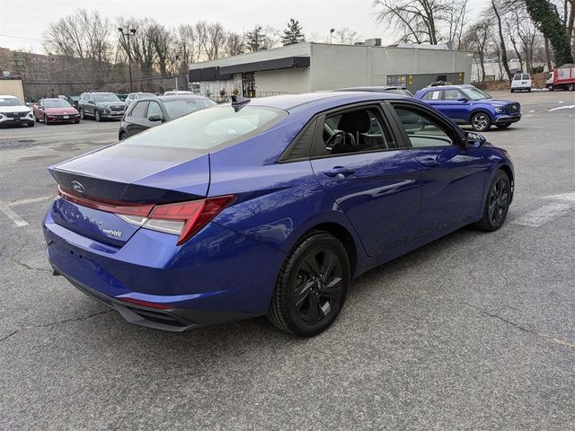 2021 Hyundai Elantra Hybrid Blue