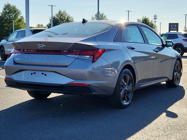 2021 Hyundai Elantra Hybrid Blue