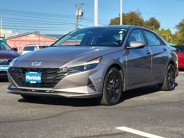 2021 Hyundai Elantra Hybrid Blue