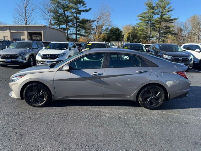 2021 Hyundai Elantra Hybrid Blue