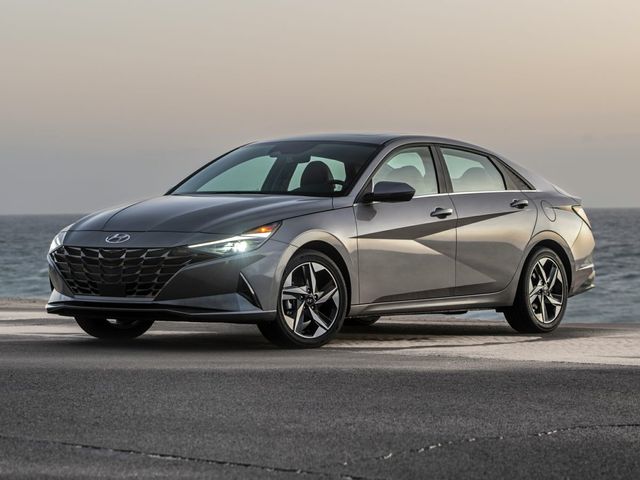 2021 Hyundai Elantra Hybrid Blue