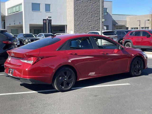 2021 Hyundai Elantra Hybrid Blue