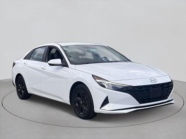 2021 Hyundai Elantra Hybrid Blue