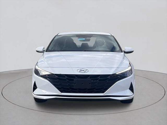 2021 Hyundai Elantra Hybrid Blue