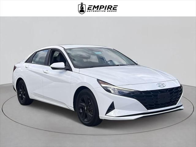 2021 Hyundai Elantra Hybrid Blue