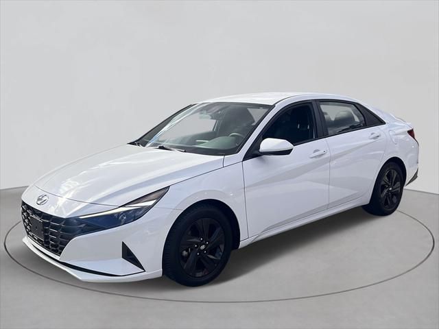 2021 Hyundai Elantra Hybrid Blue