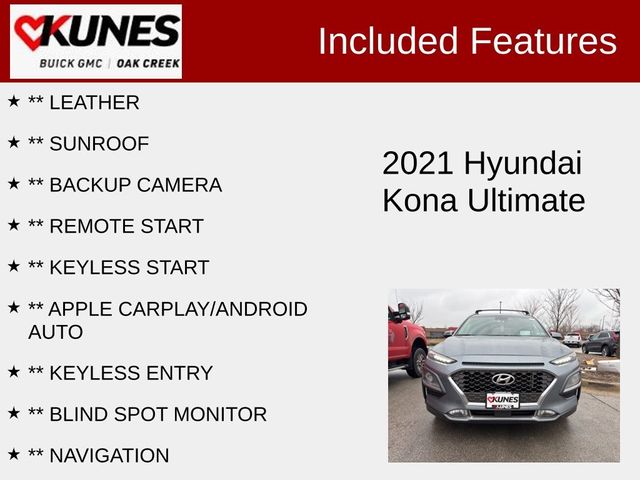 2021 Hyundai Kona Ultimate