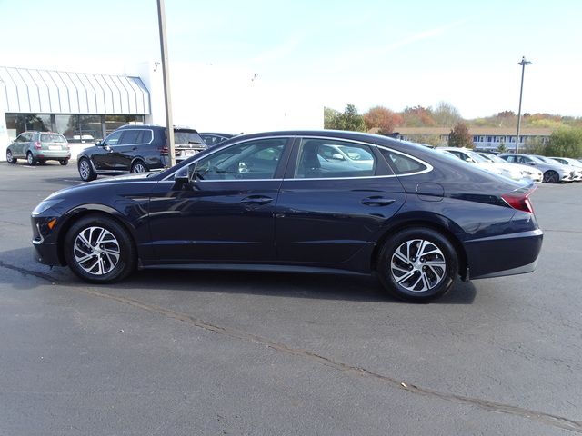 2021 Hyundai Sonata Hybrid Blue