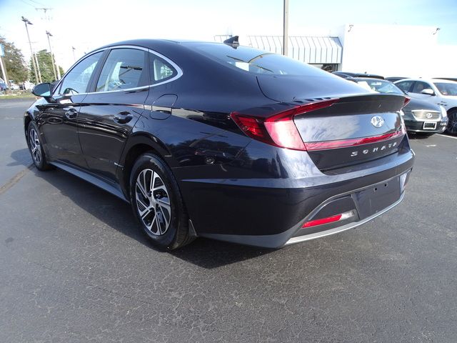 2021 Hyundai Sonata Hybrid Blue