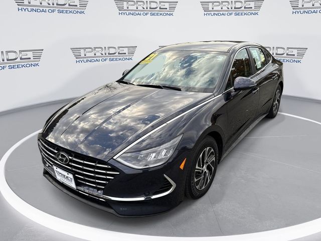 2021 Hyundai Sonata Hybrid Blue