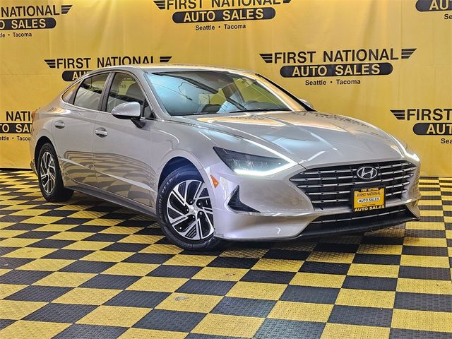 2021 Hyundai Sonata Hybrid Blue
