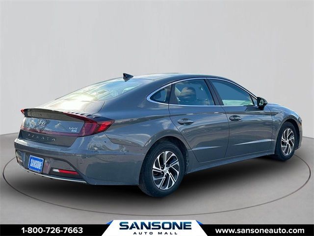 2021 Hyundai Sonata Hybrid Blue