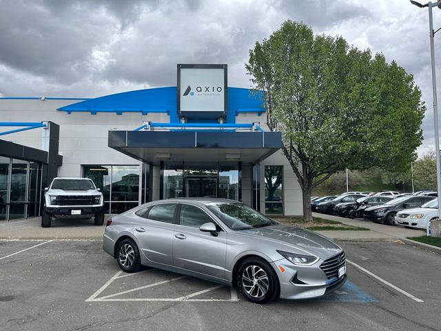 2021 Hyundai Sonata Hybrid Blue